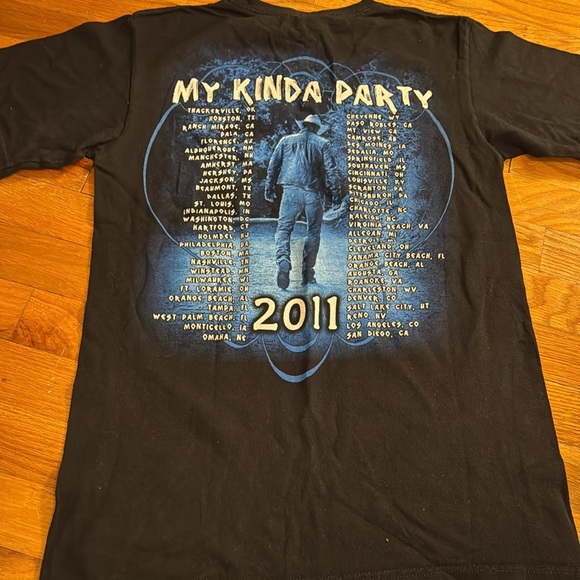 2011 Jason Aldean Concert T-Shirt My Kinda Party Tour Graphic Country Music SM - Picture 4 of 4